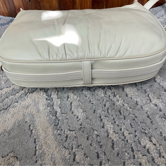 Vintage Etienne Aigner Bags Classics Ivory Crossbody Shoulder With Mirror - Picture 7 of 10